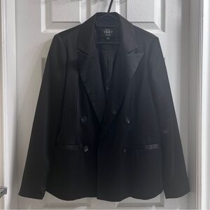 Vero Moda Double Breasted Button Up Power Black Blazer